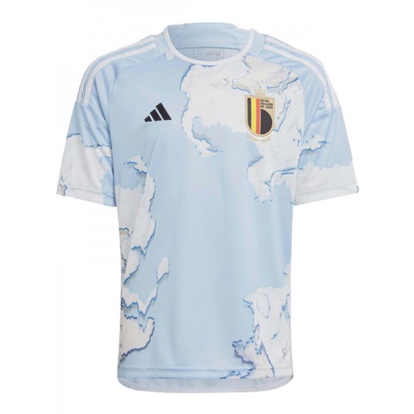 Belgium maglia da trasferta kit da calcio seconda divisa da calcio per abbigliamento sportivo da uomo top maglia sportiva 2023 coppa del mondo da donna